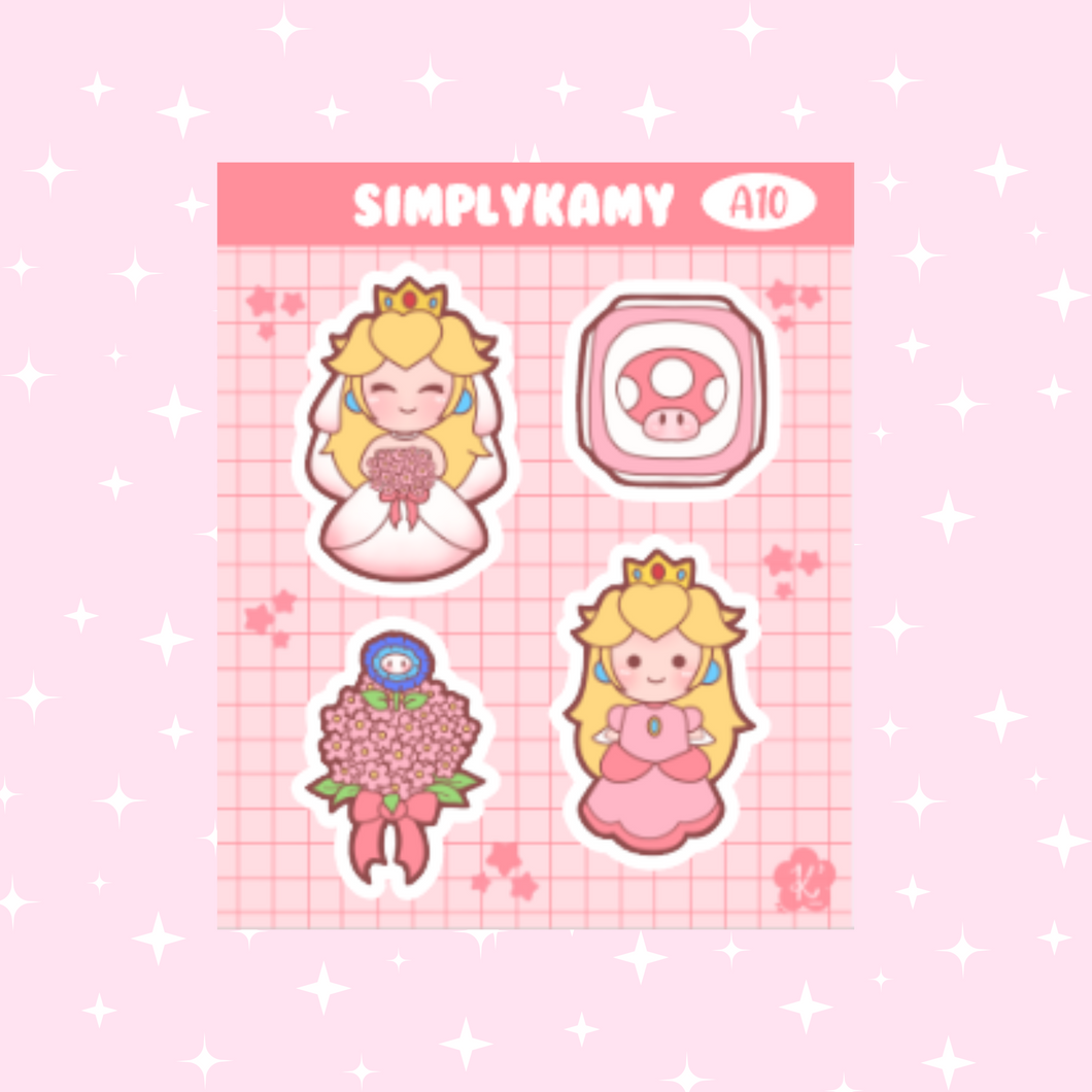 STICKER SHEET | Pink Princess