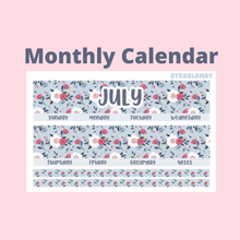 Load image into Gallery viewer, 2023 July Monthly Calendar | Add on | Bill Due (7x9)
