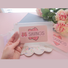 Load image into Gallery viewer, MAGICAL BOW CUSTOM A6 ZIPLOC CASH ENVELOPES + TRACKERS
