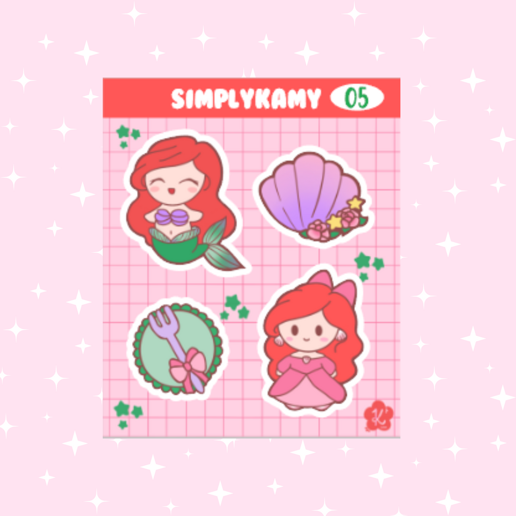 STICKER SHEET | Mermaid